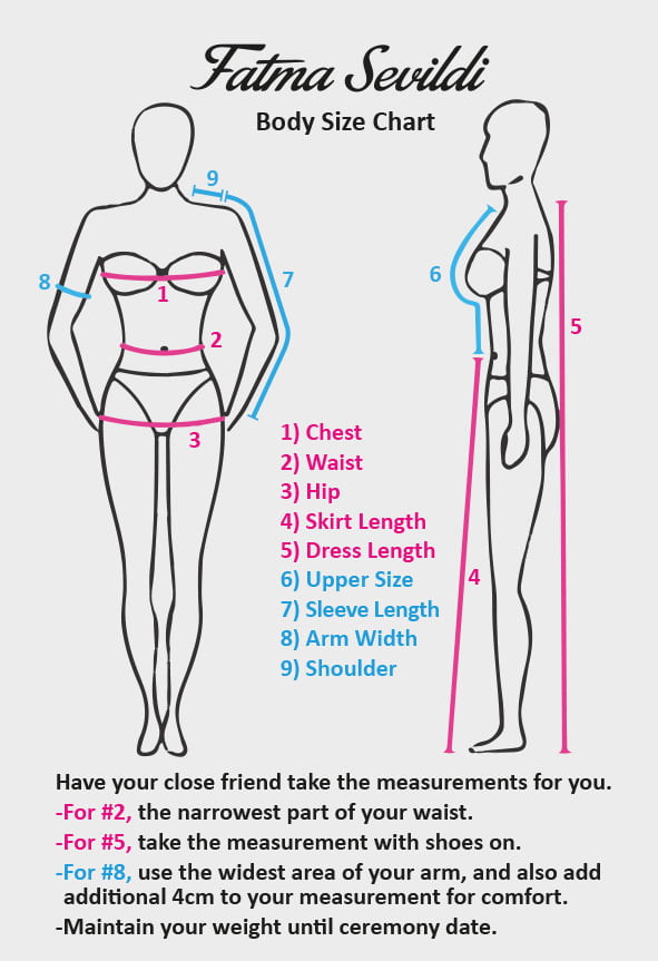 Body Size Chart ENG